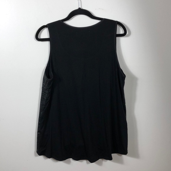 Anthropologie Sunday in Brooklyn Faux Leather tank - Picture 4 of 5